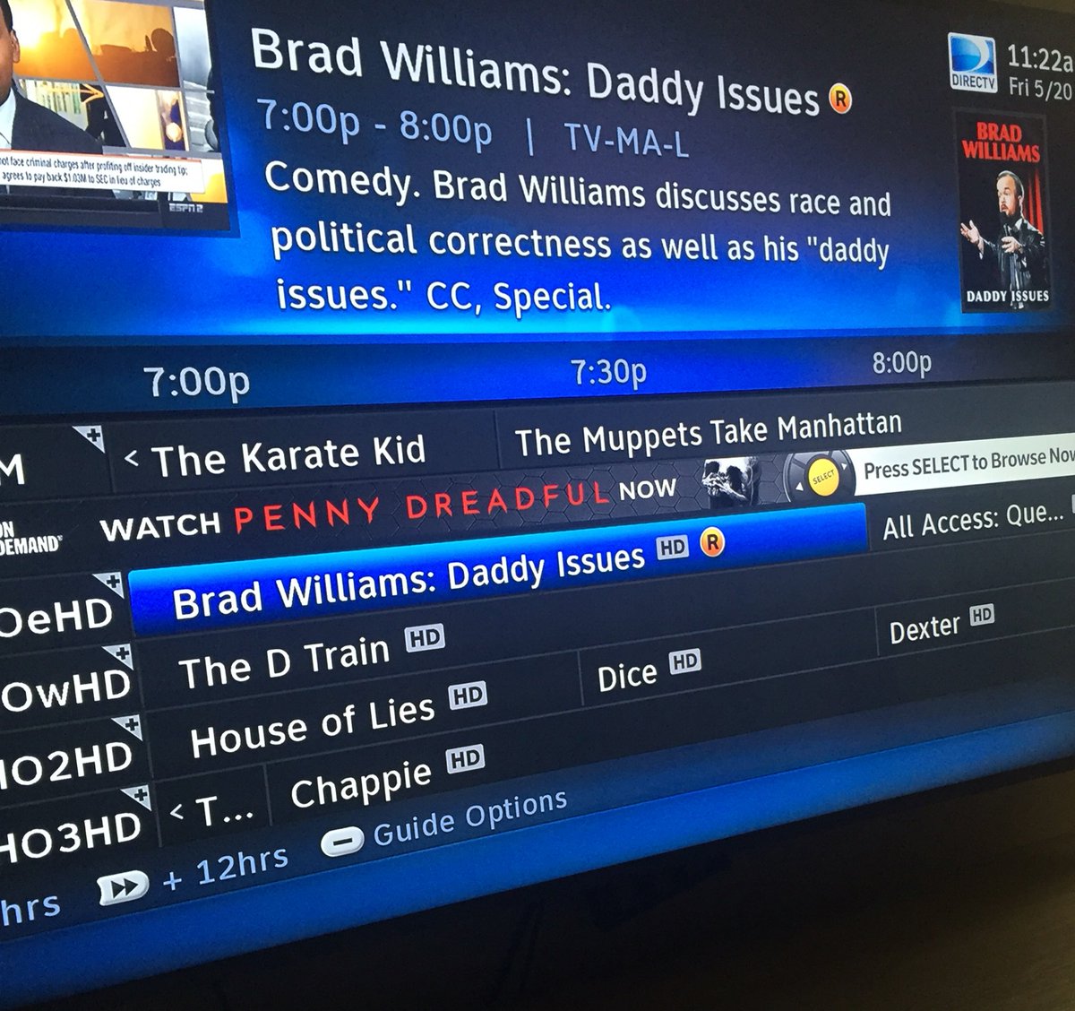 IMPORTANT REMINDER: don't forget 2 watch my man @funnybrad @Showtime special DADDY ISSUES! If you like laughing !!! https://t.co/q6nhfNEgCI