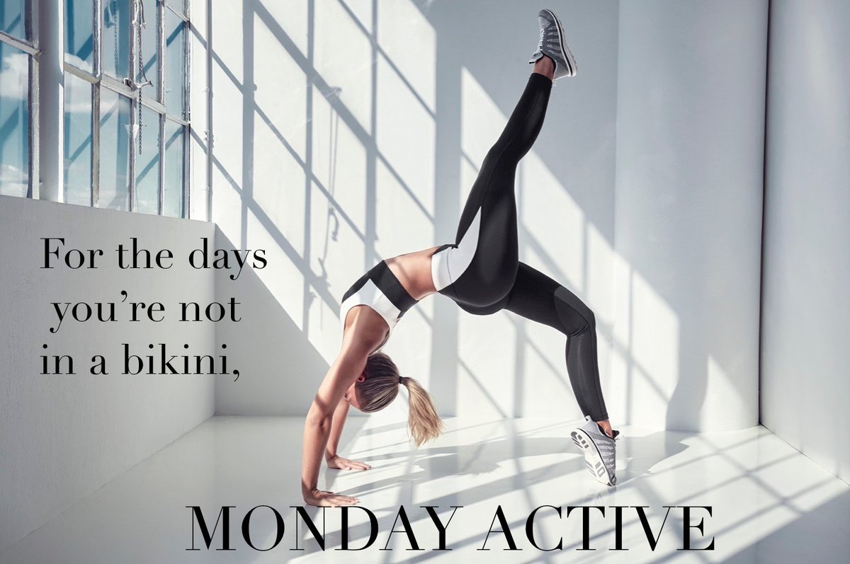 RT @ABikiniADay: What's up fitness world!? Check out our latest endeavor, @MondayActive ! https://t.co/6RdHu030l3 #youvegotthis https://t.c…