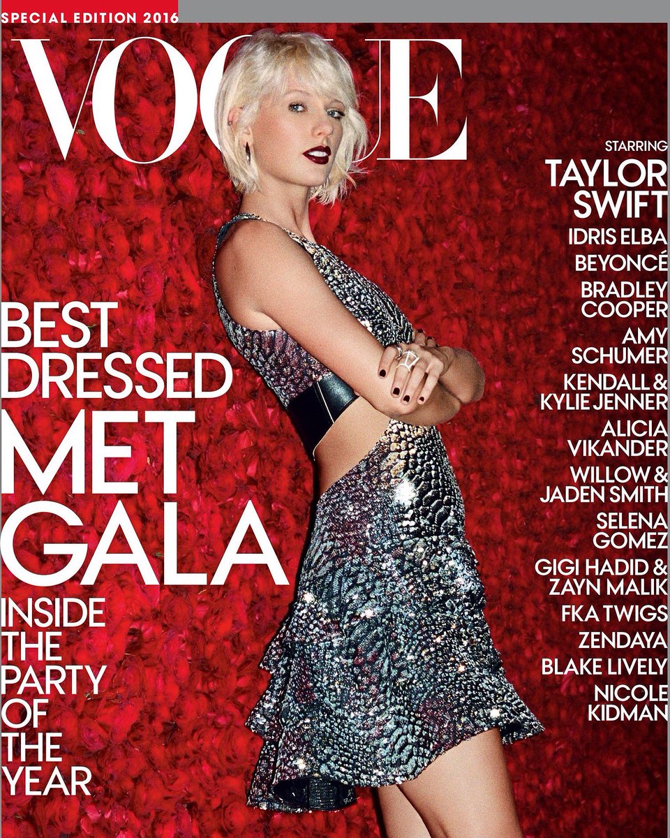 WOAH thanks @voguemagazine for the cover and Theo Wenner for taking this photo at Met Gala! What a night ✨ https://t.co/b12sYNDR9i