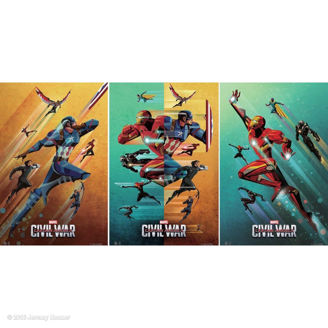 Poster art!! @DisneyStudios @Marvel #civilwar #teamcap #teamironman #cap3 https://t.co/wW5yrqGbxx