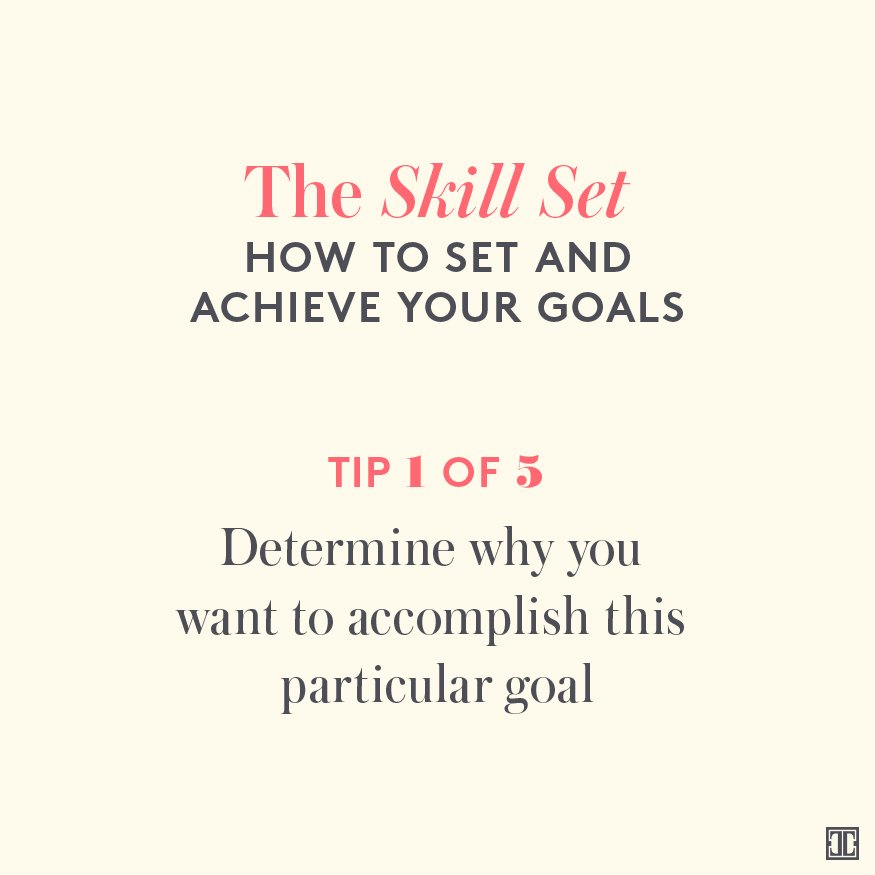 #TheSkillSet: 5 ways to set achievable goals: https://t.co/AmsMxgF7b3 #goalsetting #careeradvice #businessadvice https://t.co/m6wCCOja46