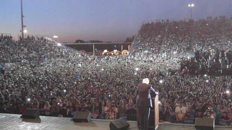 RT @collinrees: #BernieSanders speaks to thousands moments after winning WV. The political revolution is alive & well. #FeelTheBern https:/…