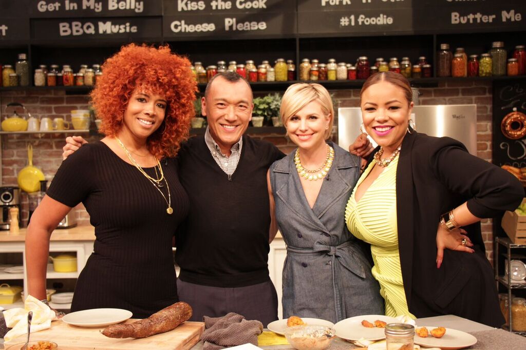 WEPA @FABLifeShow!!!! Watch tomorrow as I cook one of my favorite dishes in the FABLife kitchen. Tune in! https://t.co/ByA81lYl0X