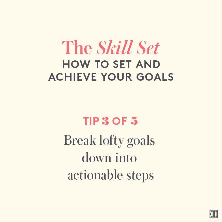 #TheSkillSet: 5 ways to set achievable goals: https://t.co/xuThkdwpxv #goalsetting #careeradvice #businessadvice https://t.co/Ri3dJhpqvs