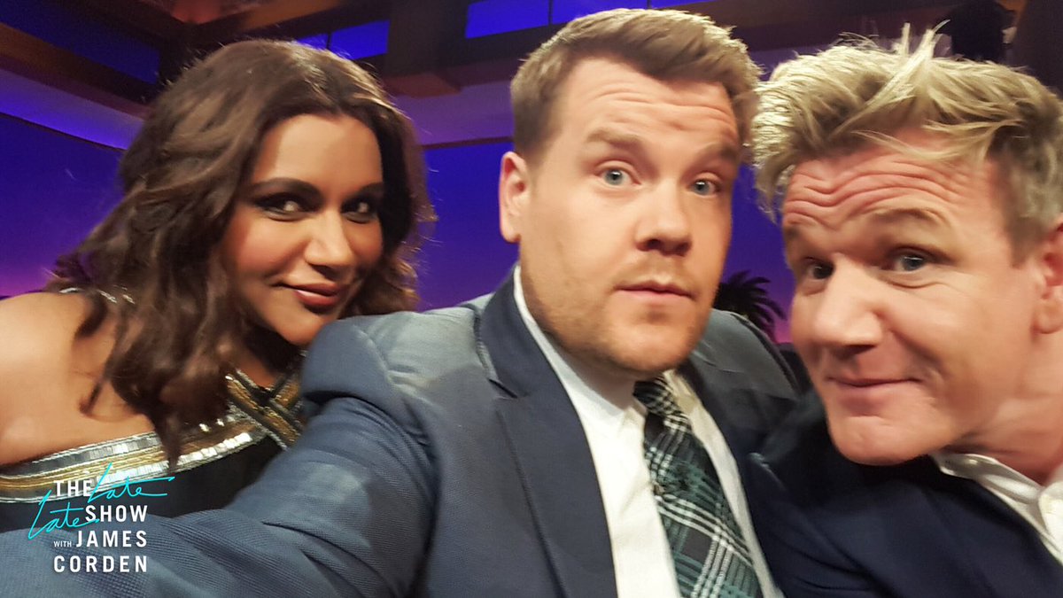 I look like the foreigner but I'm not! What a great time with these cool guys. #LateLateShow tonight! https://t.co/3AqqfDXYIQ