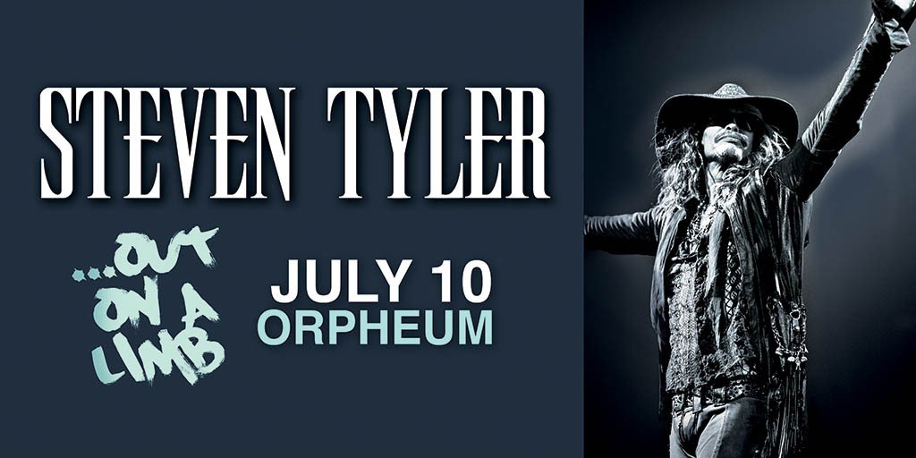 RT @livenationwest: Presale: Steven Tyler (@IAmStevenT) at #Orpheum on July 10 on now!. Pswd: FRONTROW

Tix: https://t.co/EirnXkYfNE https:…