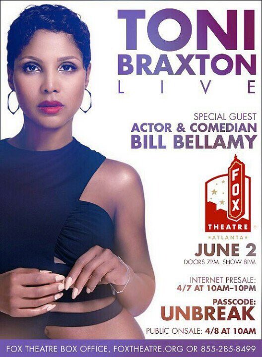 RT @wearetonitigers: Atlanta you're up next! Don't miss @tonibraxton at Fox Theatre June 2nd! Get ur tix ! ???????? https://t.co/yJi33ExjKe ???????? ht…