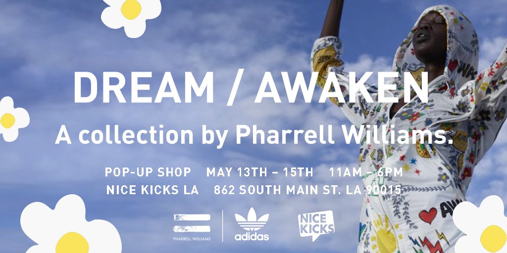 RT @adidasoriginals: LA: Don’t sleep on the Pink Beach pop-up shop we’re hosting with @Pharrell & @shopnicekicks. See you out there! https:…