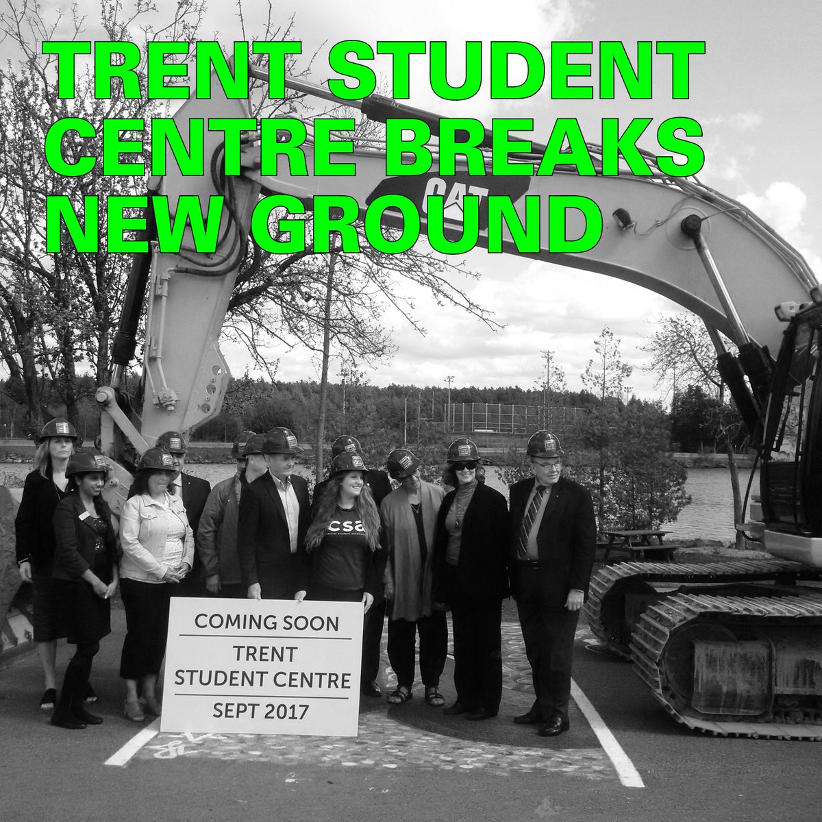 Ground breaking ceremonies take place for the New Student Centre at Trent University! https://t.co/mmrYdJgCFe