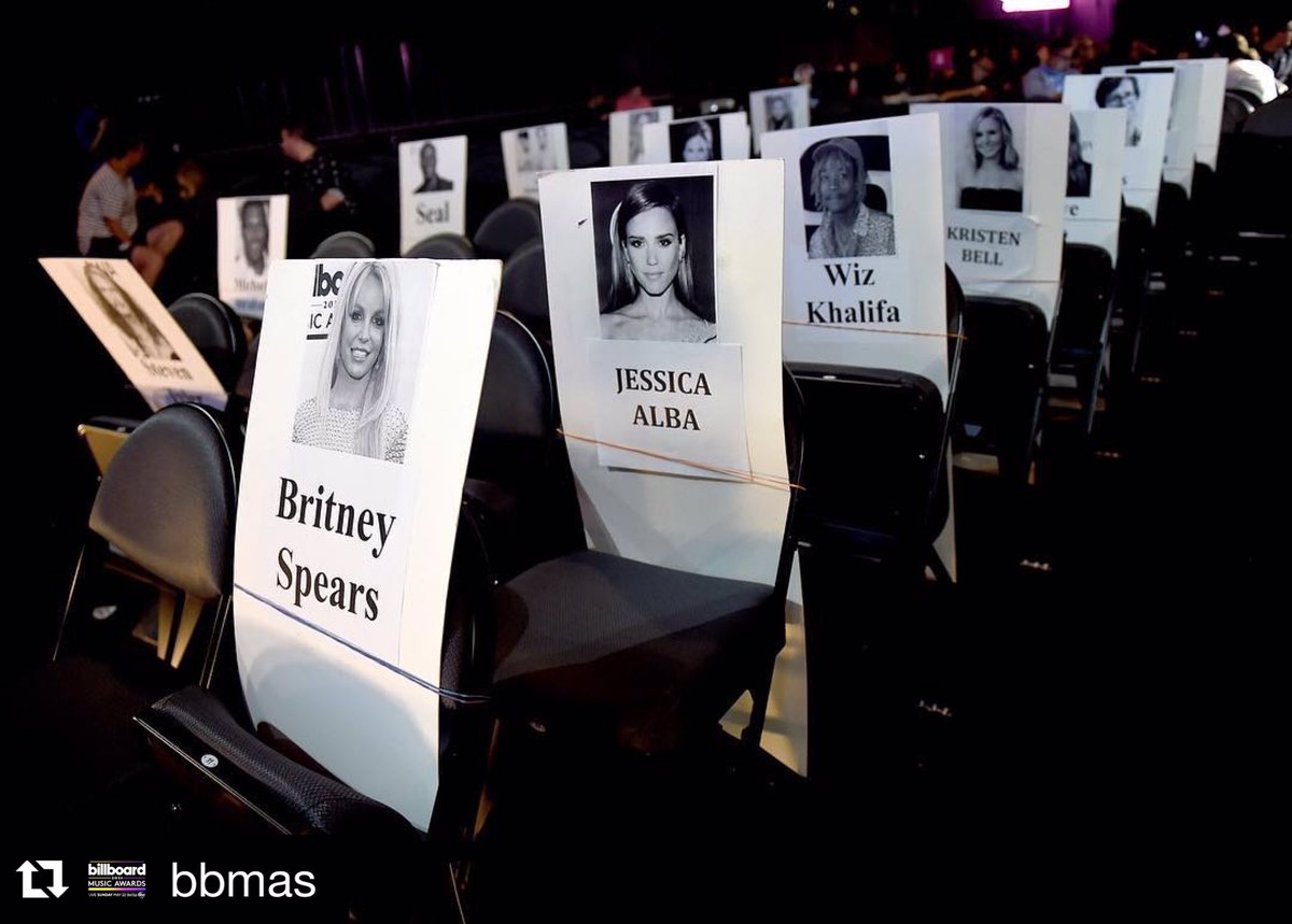 Look where I'm sitting tomorrow! ???????? @BBMAs #bbma https://t.co/0fpJ89dIpn