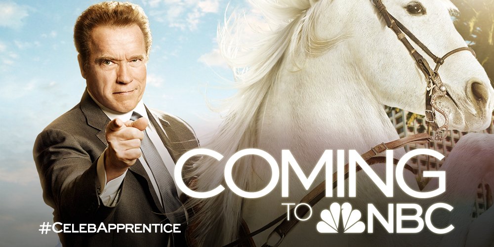 RT @ApprenticeNBC: .@Schwarzenegger takes the reins in The New #CelebApprentice, coming soon to @NBC. https://t.co/oVv5Yzg0W4