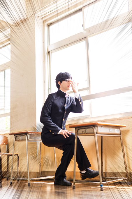 Haven't You Heard? I'm Sakamoto cosplay vs originalFollow at Haven't You Heard? I'm Sakamoto cosplay vs originalFollow at