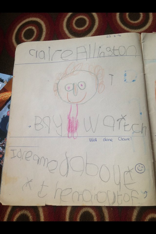 RT @miss_renegade87: @DavidHasselhoff proof I was dreaming about you when I was 4 (25yrs ago!) this was in my school book ???? #thehoff https:…
