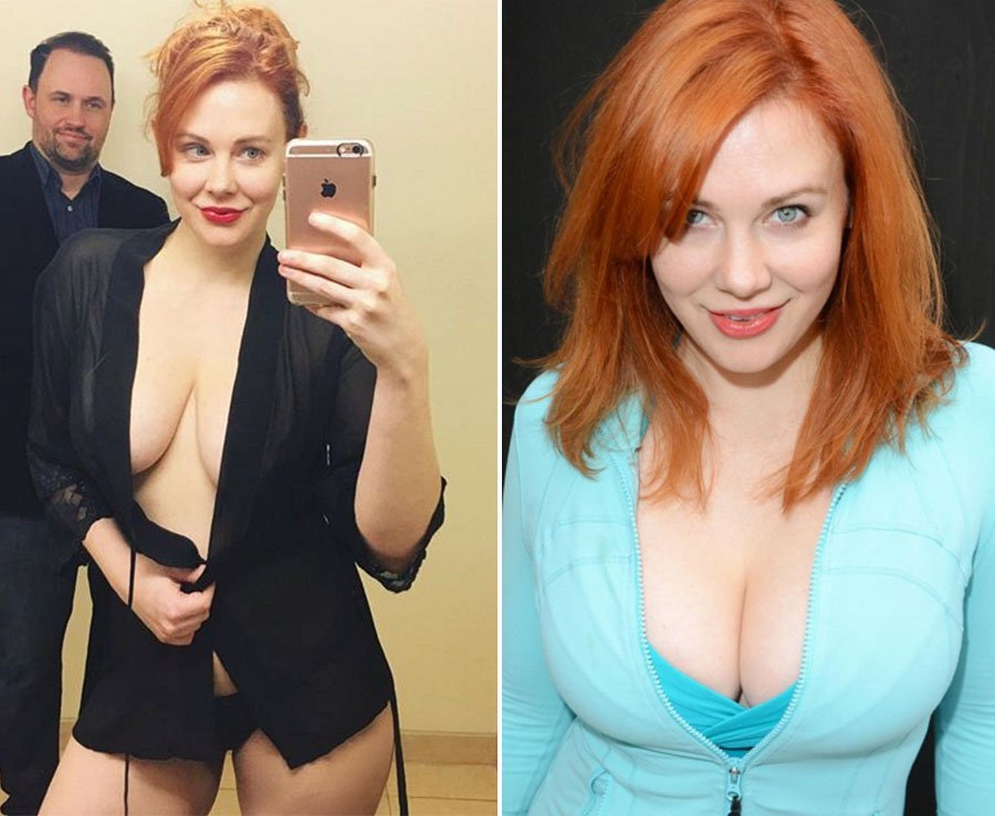 RT @DStarPics: Red haired beauty @MaitlandWard shows off her amazing cleavage in cheeky selfies
https://t.co/Z2UTWoDU0o https://t.co/OQo59J…