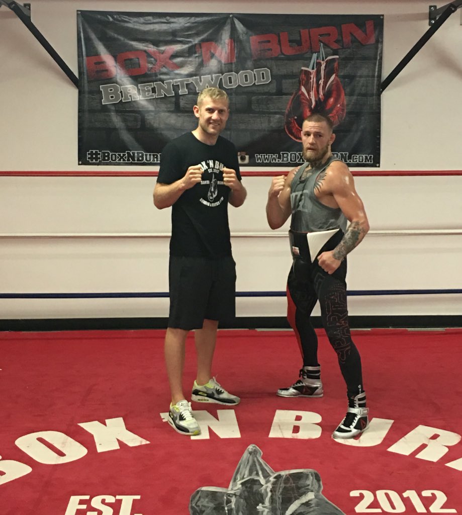 RT @Tony_Jeffries: Great to have @TheNotoriousMMA in @BoxNBurn today sparring- 

Wow this guy can box like fu*k ???????? https://t.co/Bo0h5pRk84