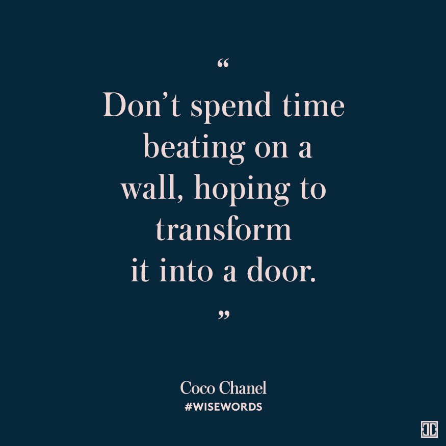 See more #wisewords: https://t.co/AFDbXWFDR1 #ITwisewords #inspiration #quote #CocoChanel https://t.co/s0WgMPESRD