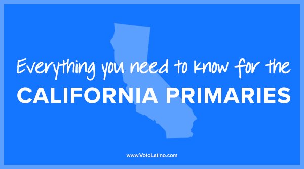 RT @votolatino: Do you live in California? Make sure you have all the info you need before your #primaryday. https://t.co/jKyS7KSP6e https:…