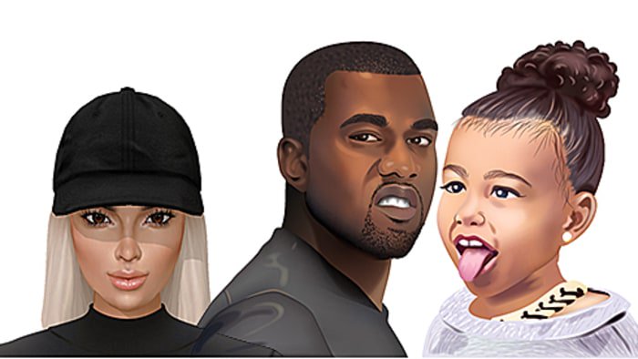 RT @usweekly: Kim Kardashian debuts new Kimojis featuring Kanye and North: https://t.co/iCr0m3c5LD https://t.co/r9VHcc3YzW