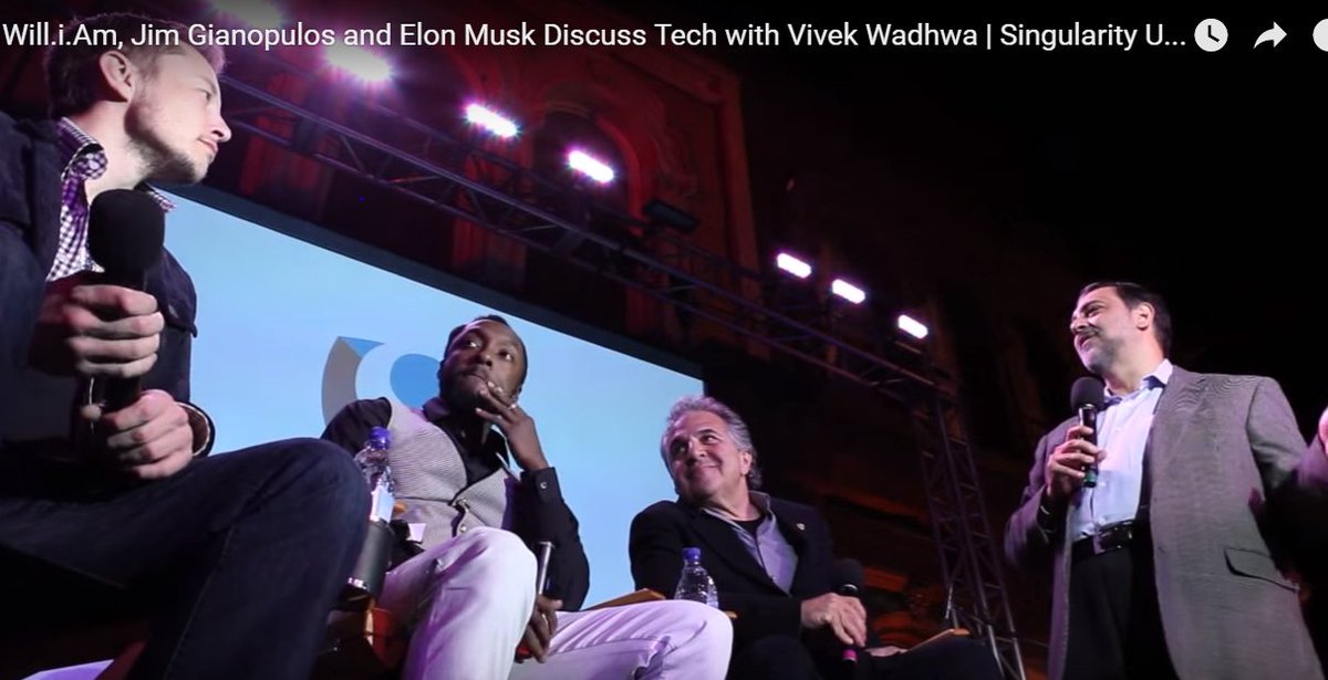 RT @wadhwa: Amazing discussion w/ @elonmusk @iamwill and Gianopulos on Mars and Hollywood--4 yrs ago https://t.co/fL1ivBumuK https://t.co/C…
