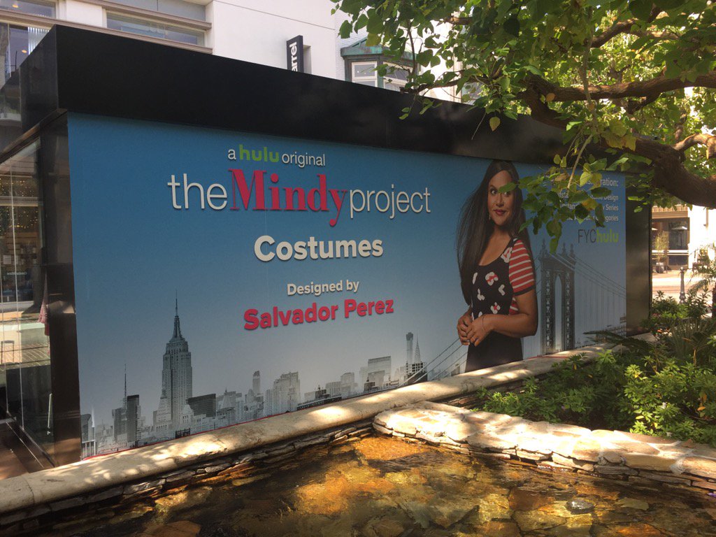 RT @MrSalPerez: So proud!! Come to @TheGroveLA to see costumes worn by @mindykaling on @TheMindyProject @hulu ???????????????????? https://t.co/Q0dNEkD7QQ