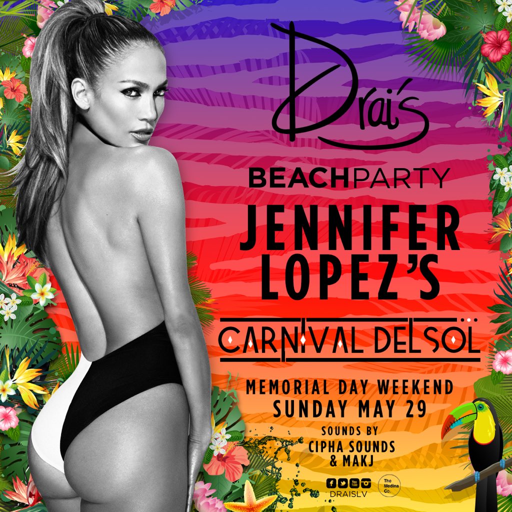 Party on a rooftop paradise as I host my debut of #CarnivalDelSol @DraisLV Beachclub! Tkts: https://t.co/c2MMGDR1Mo https://t.co/bUlbfd902f