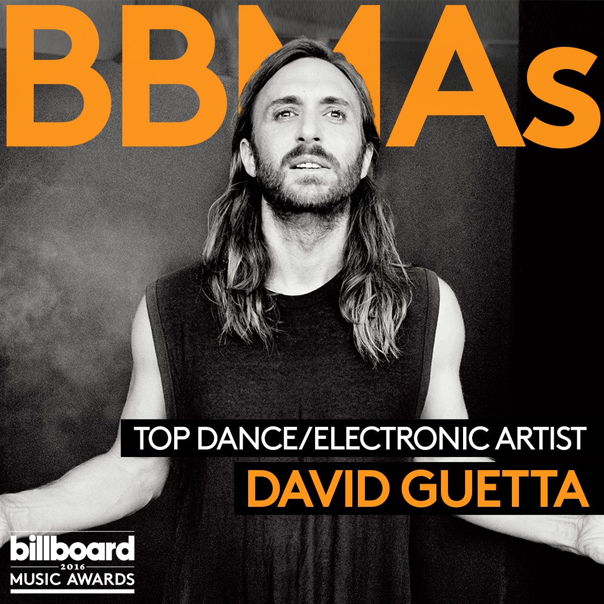 RT @BBMAs: The party is on for @davidguetta! He was named Top Dance/Electronic Artist at the #BBMAs! https://t.co/lrW570Nnyk