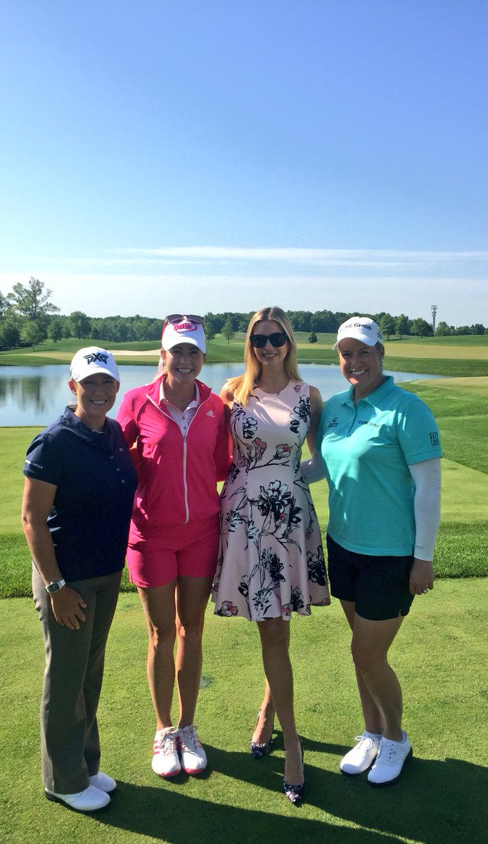 RT @Brittany1golf: So awesome meeting @IvankaTrump today. She was sooooo sweet. ❤️
I had a great time #trumpnationalbedminster NJ ???????? https:…