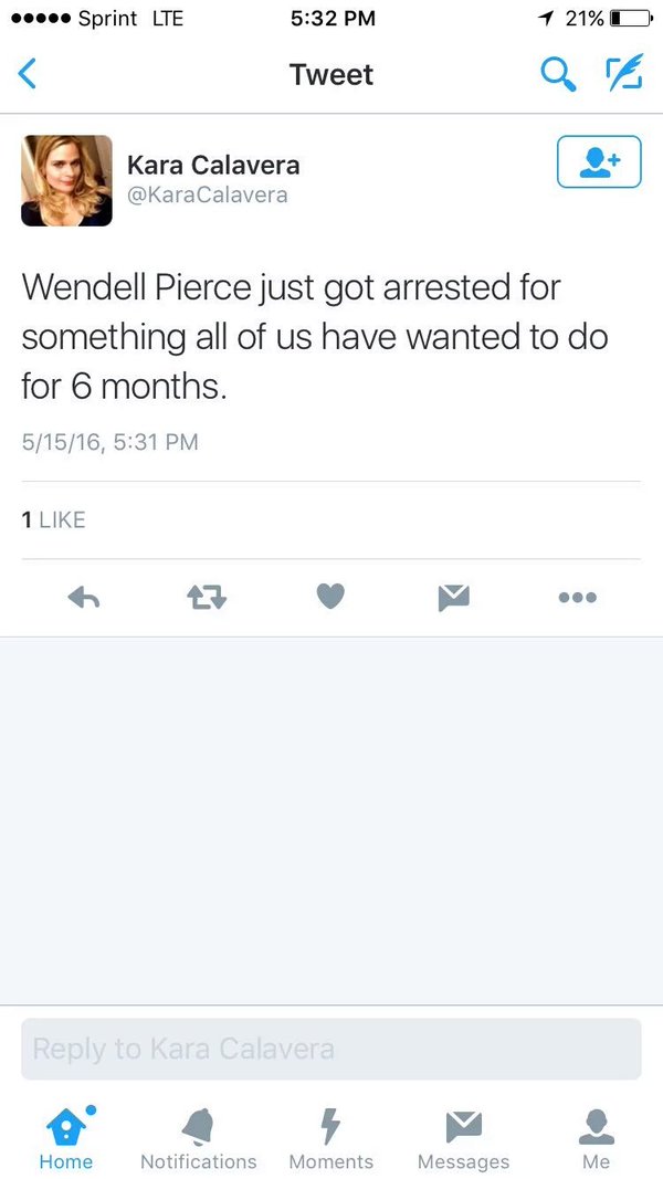 RT @kthalps: U'd think a Clinton supporter wd use a fake name to praise Wendell Pierce 4 hitting a woman https://t.co/PWX3c1udh7 https://t.…