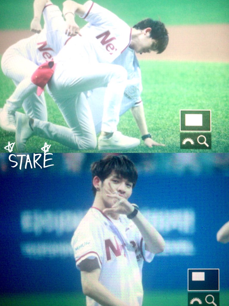 프로야구 업텐션 나한테만집중해 UP10TION 넥센VS한화 SPOTLIGHT WOOSHIN 우신 쉬니 우우우우우 비토 퇴근 STARE951111