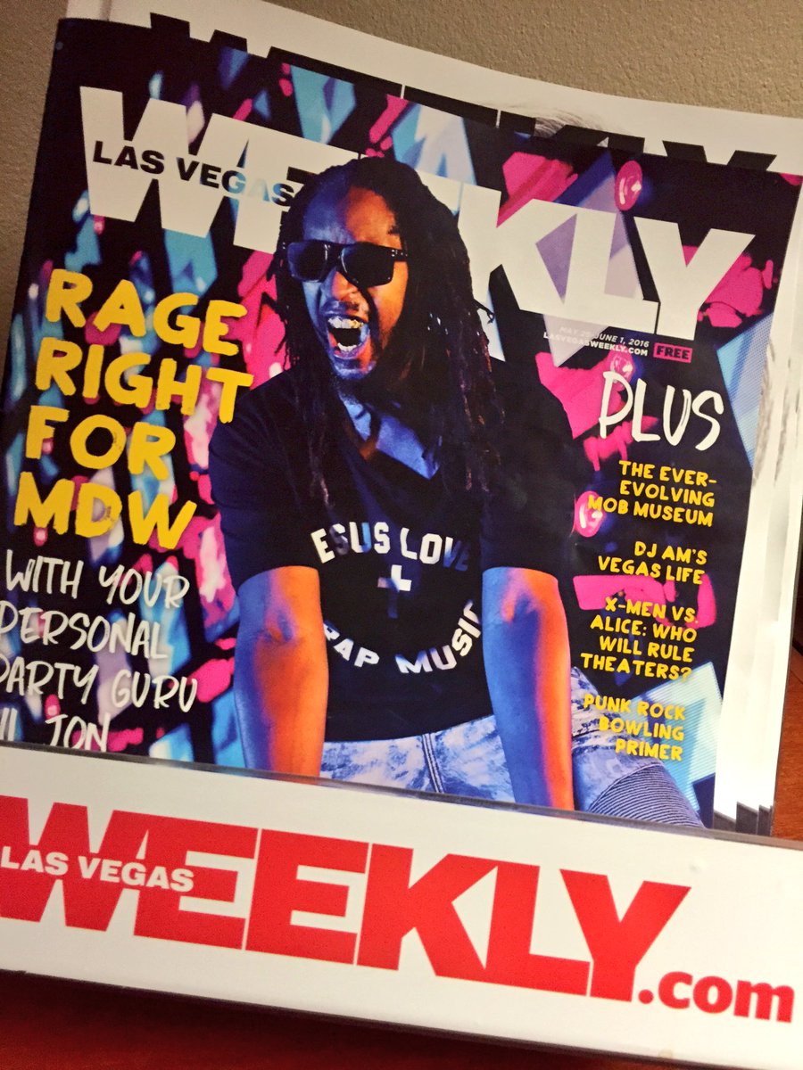 RT @WakenUpInVegas: And here she is, the first all glossy issue of @lasvegasweekly. @LilJon, never change. #IndustryWeekly https://t.co/Awb…