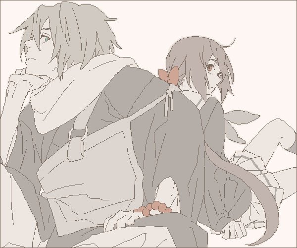 「ふたりぼっち」血界のこと考えていたら京騒戯画描きたくなったから描いた。久々だ。 「ふたりぼっち」血界のこと考えていたら京騒戯画描きたくなったから描いた。久々だ。