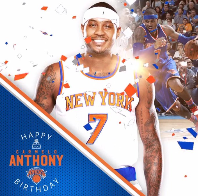 Carmelo Anthony’s Birthday Celebration | HappyBday.to