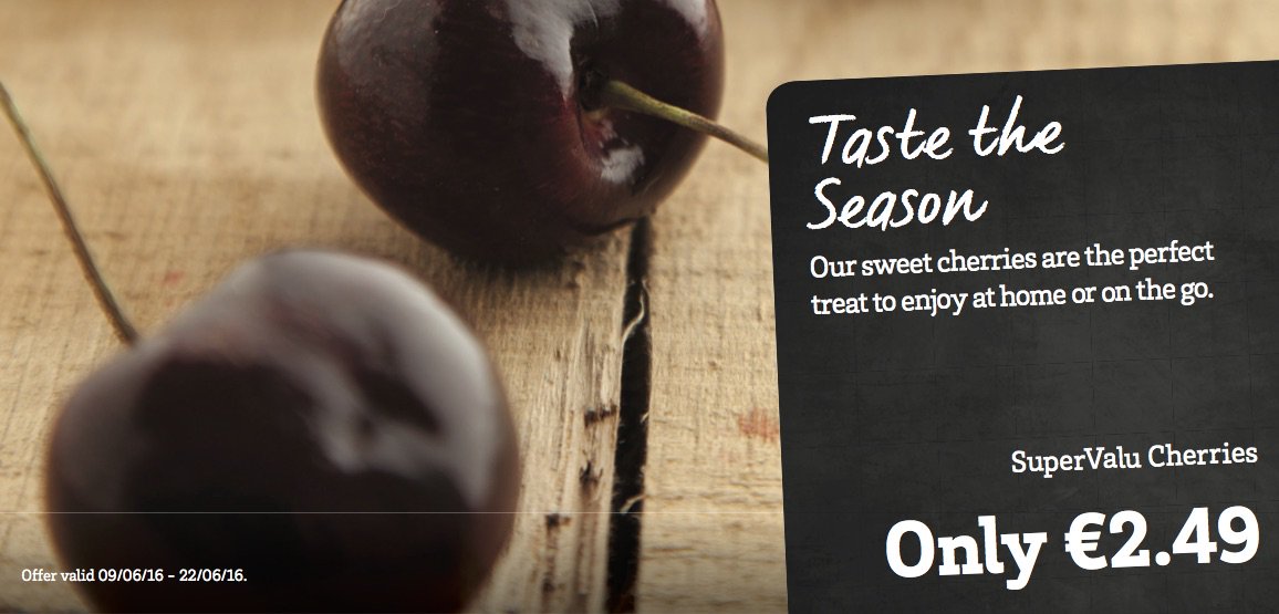Taste the season with our delicious cherries in store...now that's summer! https://t.co/FjmJShZHqk