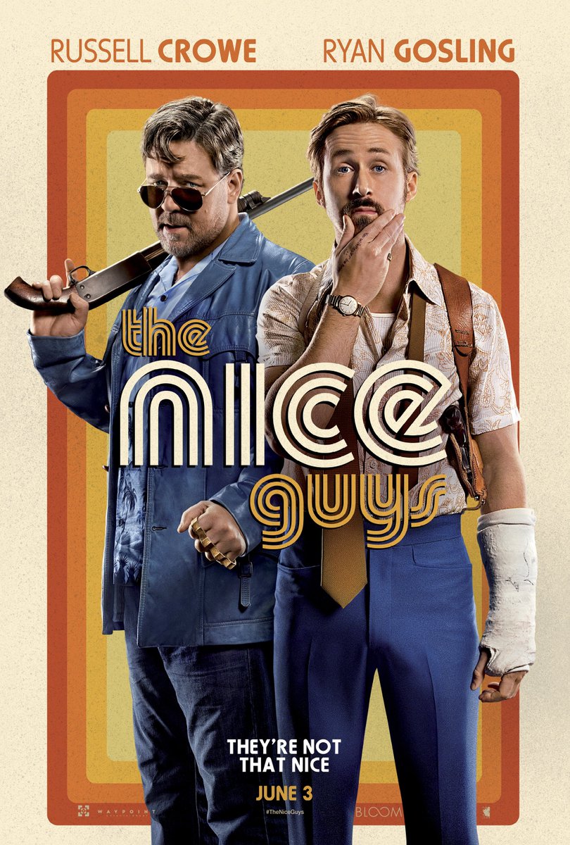 RT @NiceGuysMovieUK: Happy release! RT & FOLLOW for a chance to win posters signed by #TheNiceGuys @RyanGosling, @RussellCrowe & others! ht…