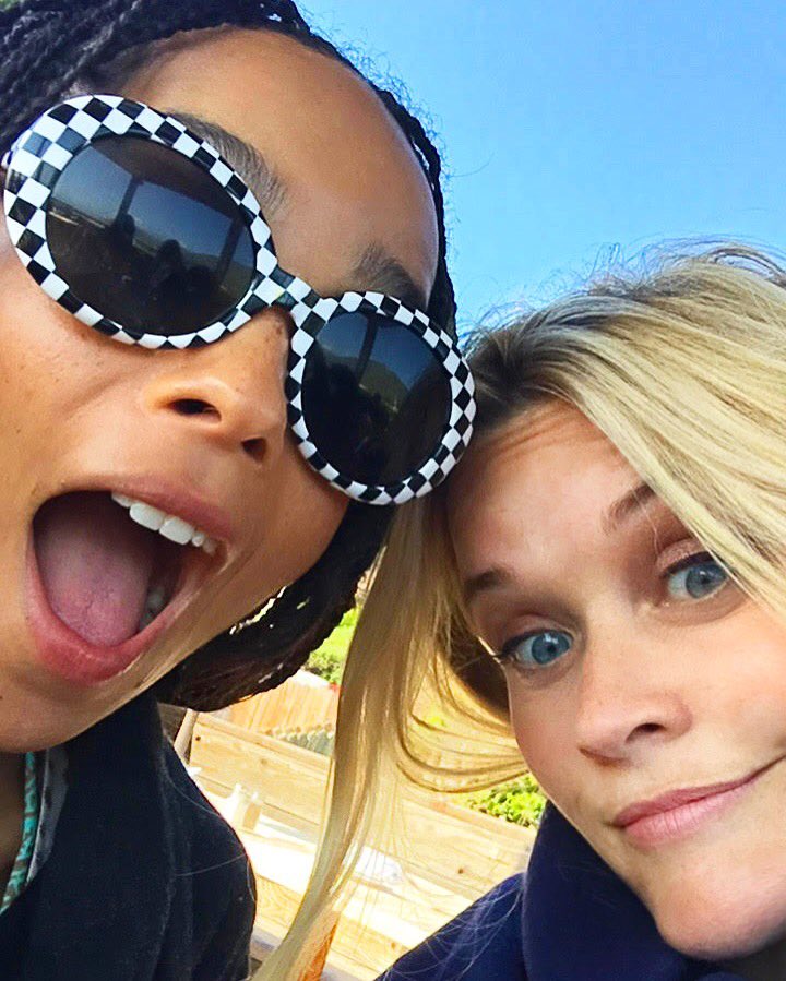 Finished working with this beauty today ... I miss her already! ???????? @ZoeKravitz #BigLittleLies #BehindTheScenes https://t.co/tYibtAyPGK