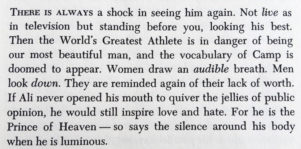 the opening paragraph of norman mailer s the fight rip muhammad