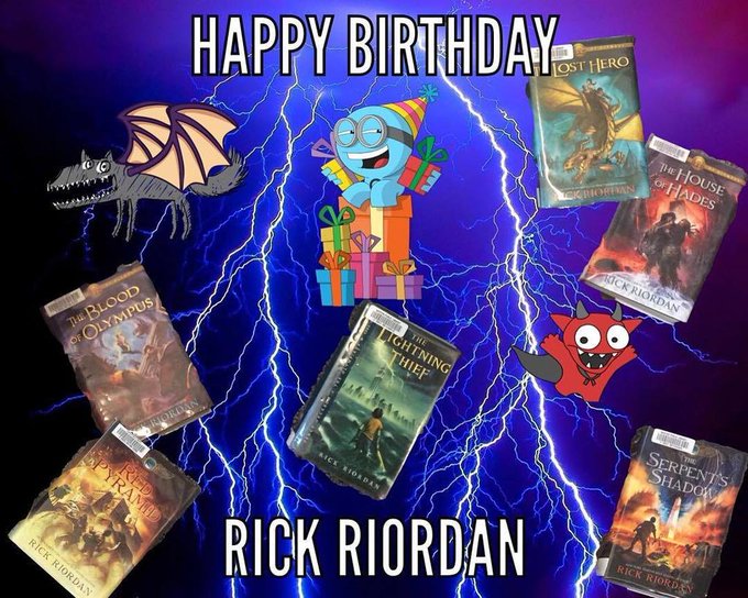 Rick Riordan’s Birthday Celebration | HappyBday.to
