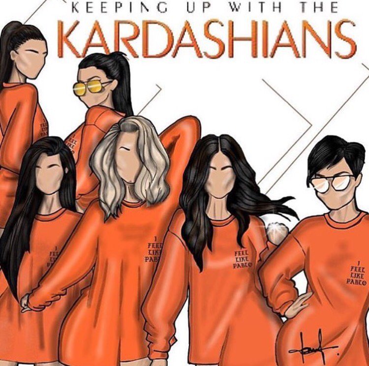Thank you  @hamza_okai for the dope drawing!! 
・・・
KUWTK x I FEEL LIKE PABLO https://t.co/tfgxmeFnG3