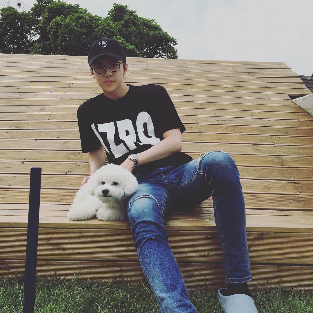 엑소 컴백 백현 EXO 기자회견 EXACT 정규3집 LUCKYONE 브이앱 찬열 뮤비뱅크 몬스터 HUN_stagram