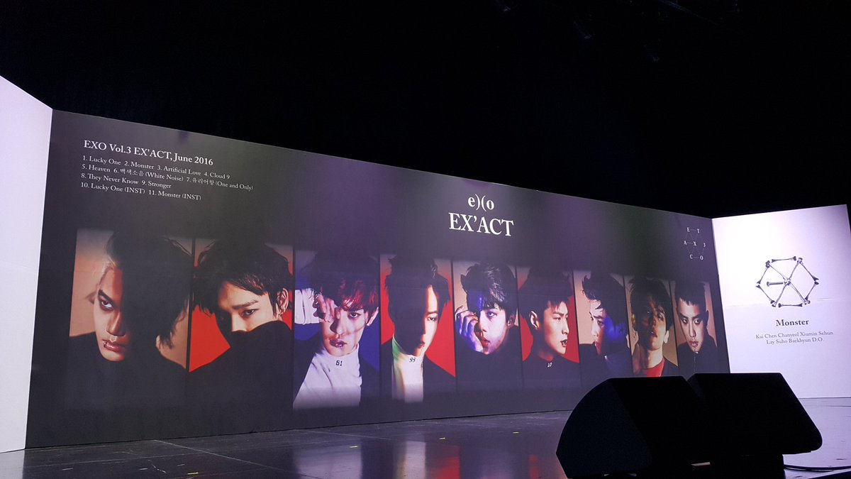 엑소 몬스터 컴백 럭키원 백현 EXACT 뮤비 앨범 3집 쇼케이스 기자회견 당발은 kbs_exclusive