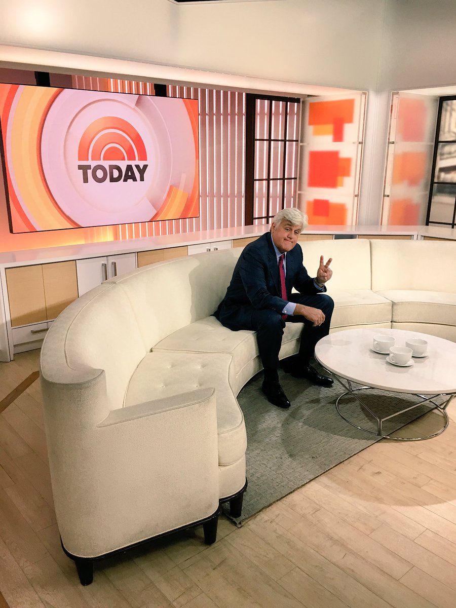 I'm live from the @TODAYshow this morning. Tune in to check it out! #todayshow #JayLenosGarage 