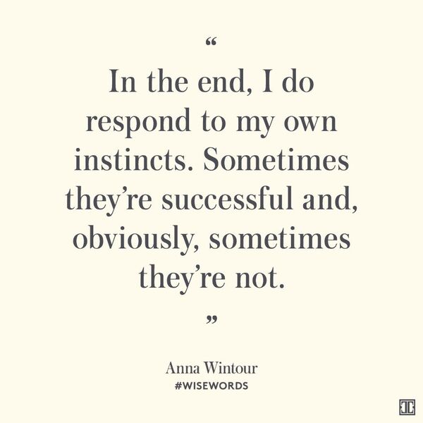 See more #ITwisewords: https://t.co/L8bkcoc2Rl #quote #inspiration #AnnaWintour https://t.co/q6YgBcJzmm