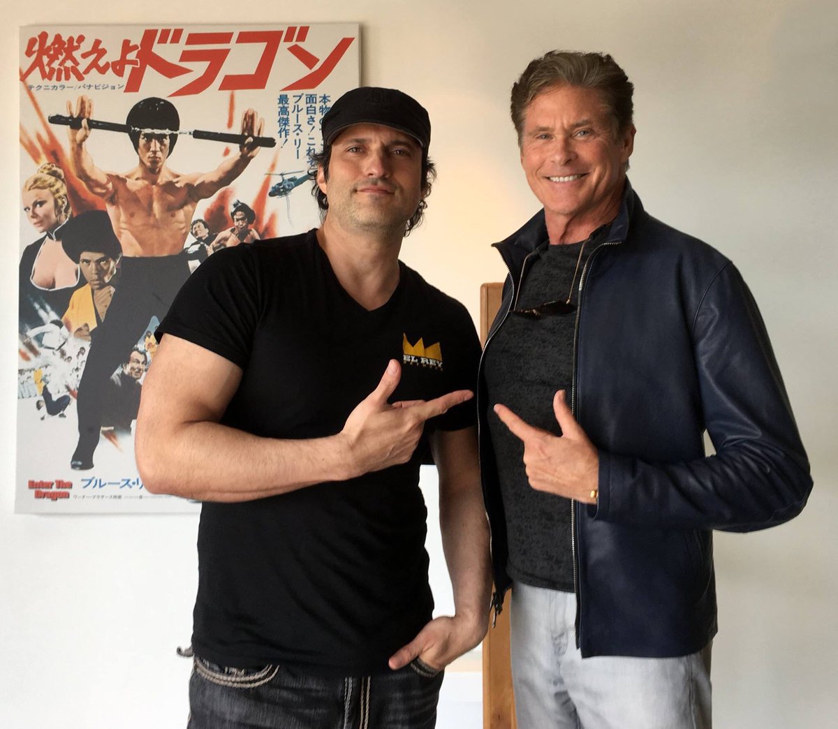 RT @Rodriguez: Hanging with the Knight Rider himself @DavidHasselhoff! https://t.co/g6TZw31E0W