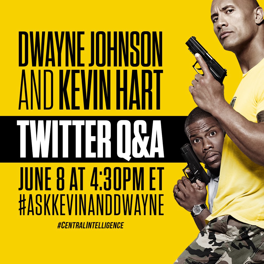 Twitter is never gonna be the same!! #AskKevinAndDwayne going LIVE today at 4:30pm ET! We're fired up! https://t.co/9lv0Z07fr1