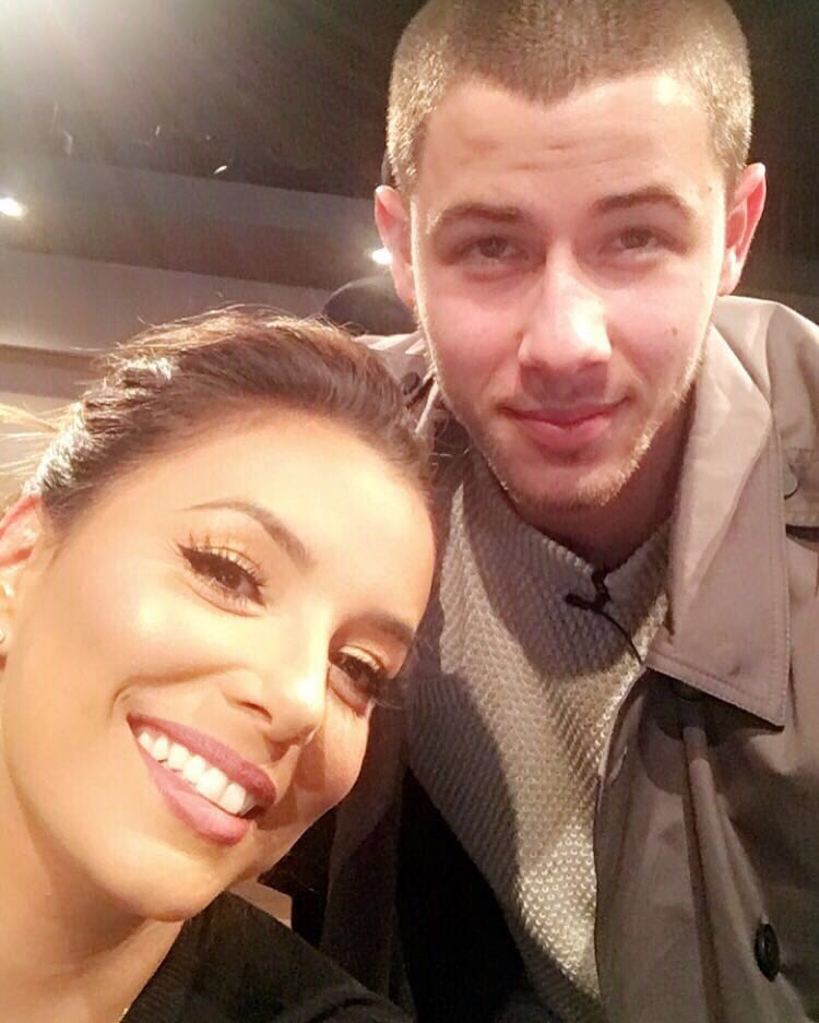 Look who I'm with today!! Working on something for u guys!! #HowDamnCuteIsThatFace #IMeanMine haha jk @nickjonas https://t.co/P6Wm7fFbA7