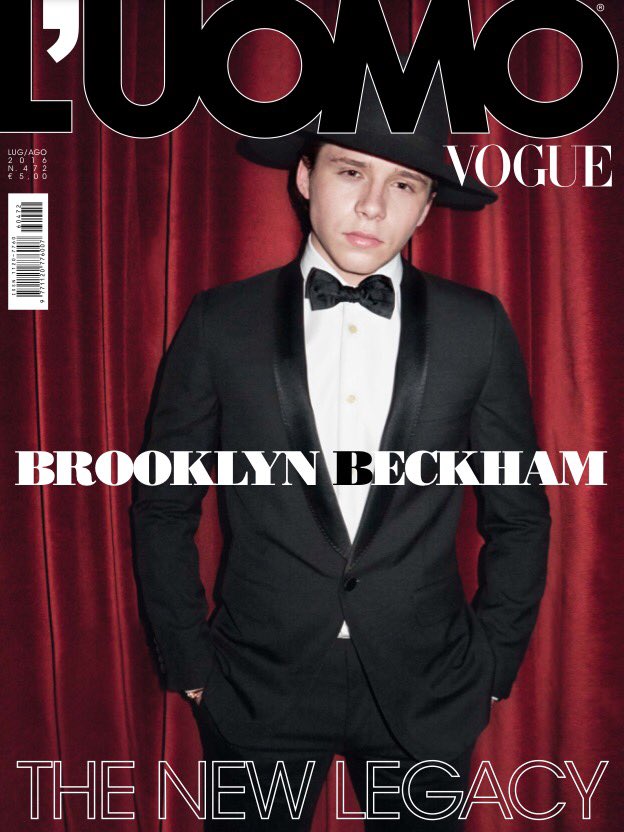 #BrooklynBeckham shot by @Terry_World for #luomovogue x vb #SoProud ✌????️ https://t.co/KKvaCslqma