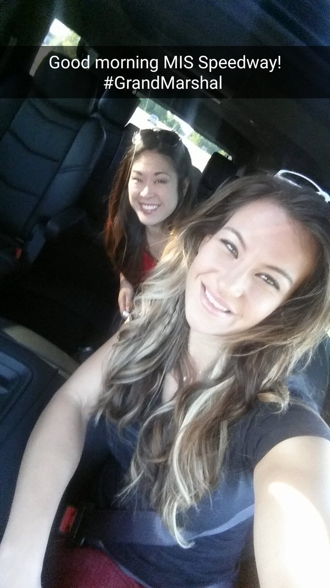 Goodmorning #MISspeedway! Excited to be the @NASCAR #GrandMarshal today! @KHIManagement  Snapchat: Mieshatateufc https://t.co/kfTux5Maha