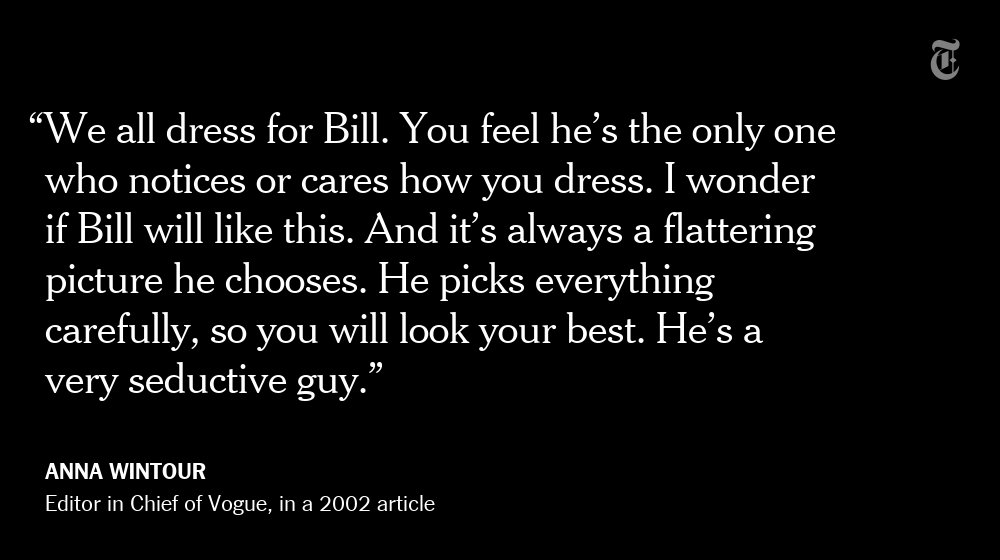 RT @nytimes: What it was like to be photographed by Bill Cunningham, who died today at 87 https://t.co/O9XkmAcq1l https://t.co/r9PMbdNFfZ