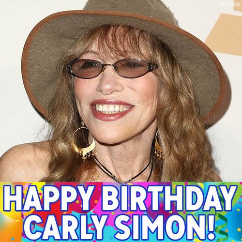 Carly Simon’s Birthday Celebration | HappyBday.to