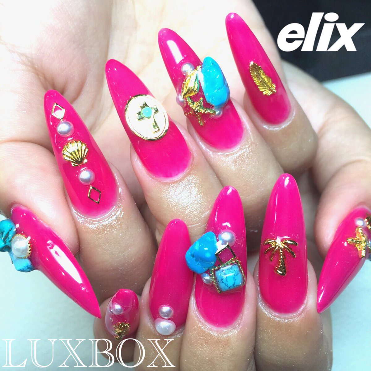 nail nailist nails japannail beauty japan 渋谷 ネイル ネイリスト 佐久間恵利 LUXBOX LUXBOX渋谷店
